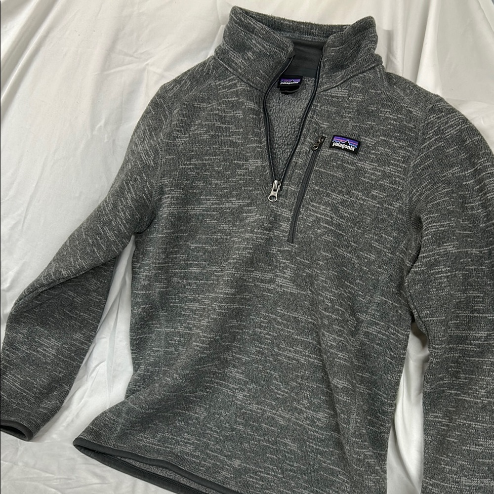 Patagonia Charcoal Heather Quarter-Zip Better Sweater